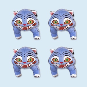 Demon Hunters Tiger Plush 4PCS